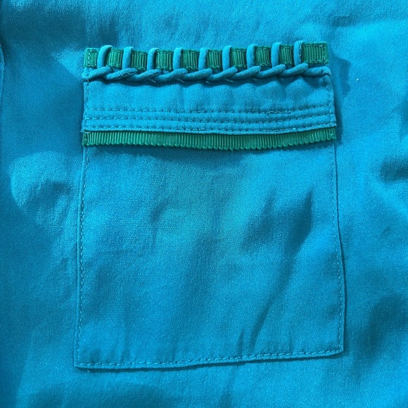 Elie Tahari Silk Blouse size sp - Picture 6 of 12